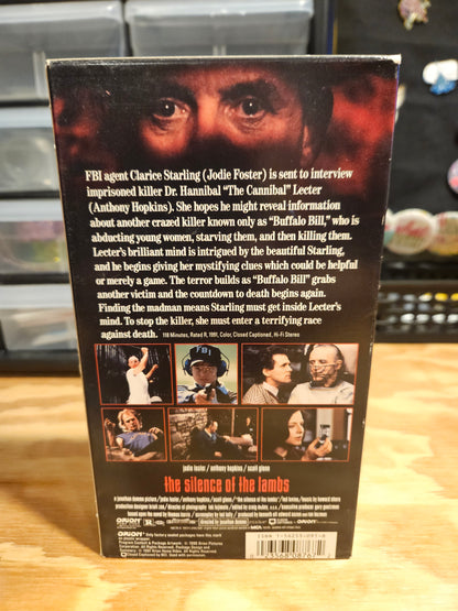 The Silence of the Lambs VHS Jodie Fostet, Anthony Hopkins, Cult Classic