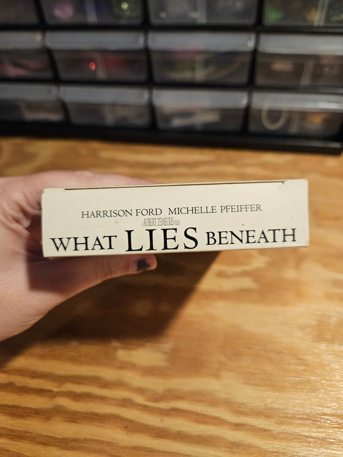 What Lies Beneath VHS, Horror/Thriller, Harrison Ford, Michelle Pfeiffer