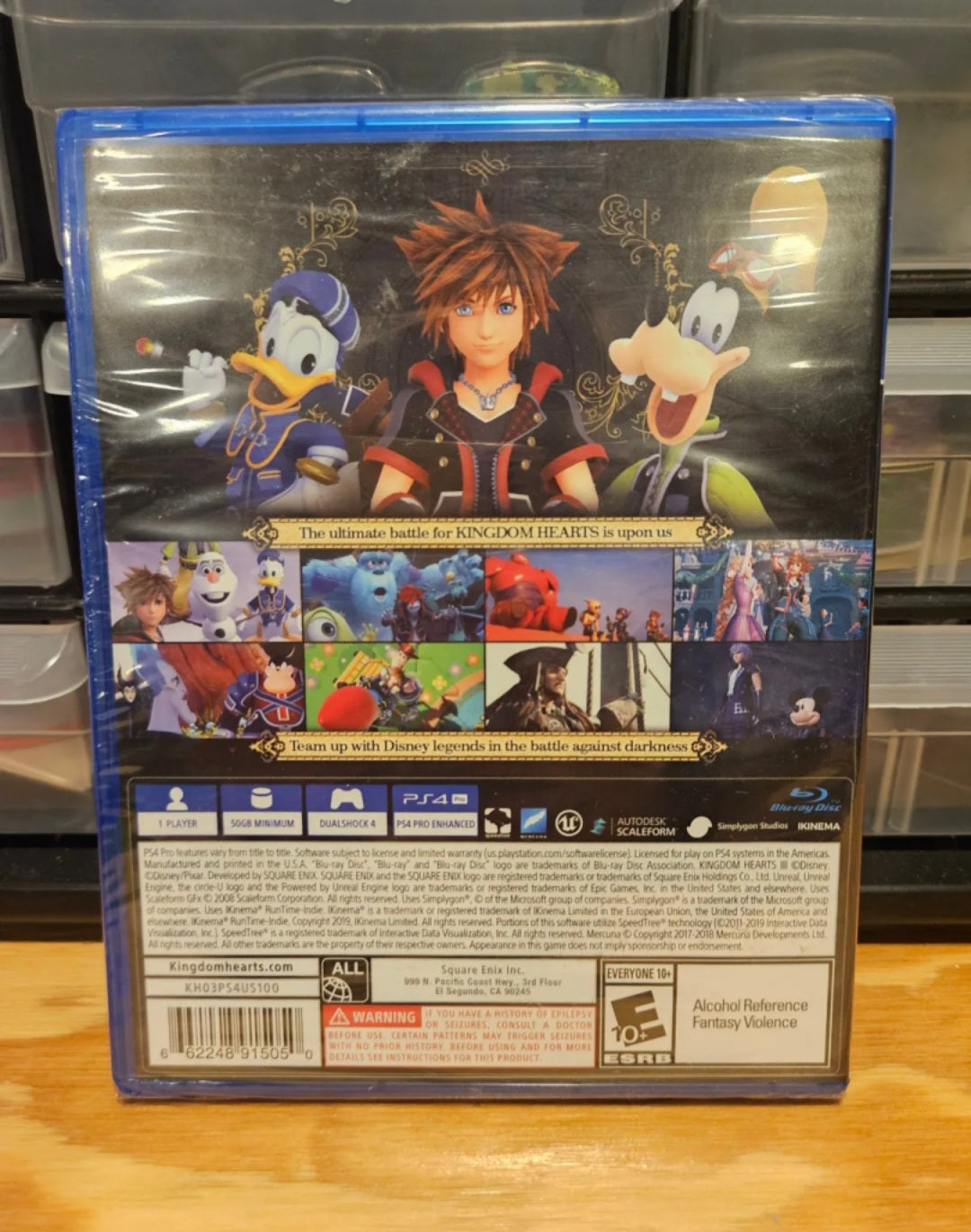 Disney Kingdom Hearts 3 PS4, Brand New, SEALED