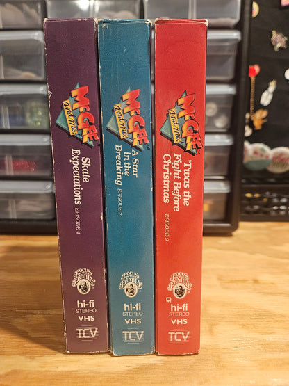 McGee and Me Skate Expectations, A Star in the Breaking, and Twas the Fight Before Christmas vhs set