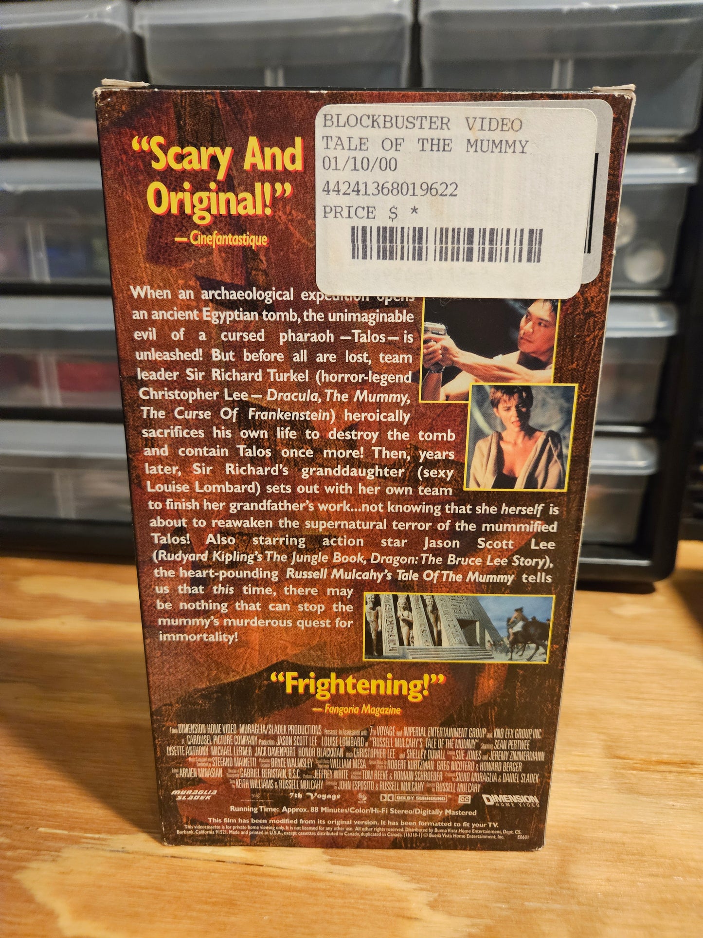 Tale of The Mummy VHS, Horror