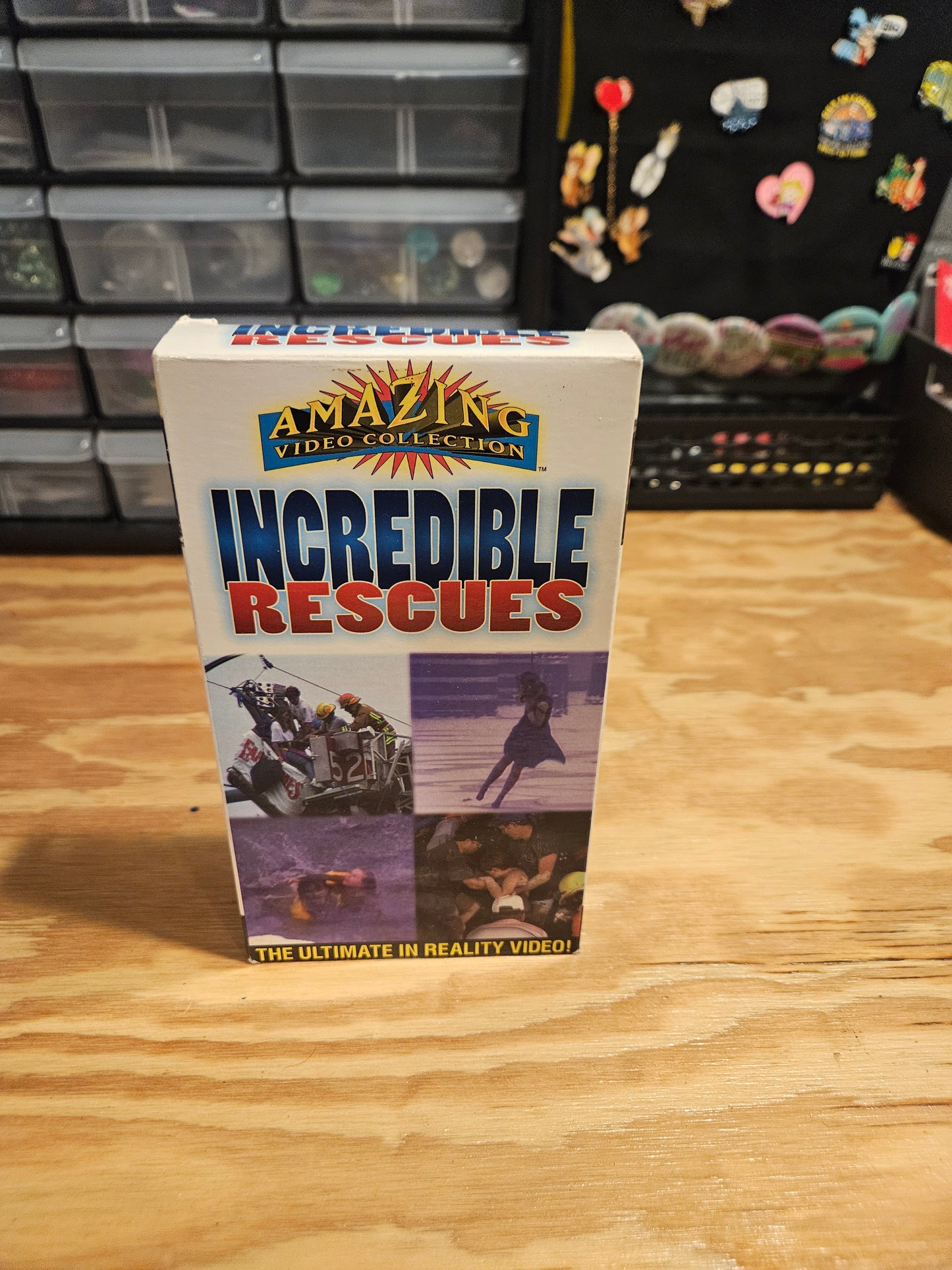Incredible Rescues VHS Amazing Video Collection, Reality TV
