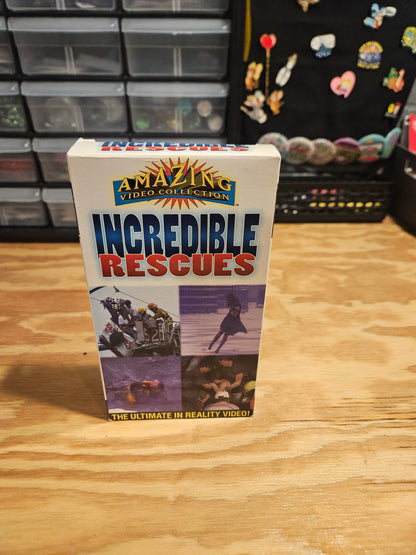 Incredible Rescues VHS Amazing Video Collection, Reality TV