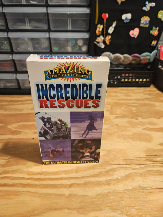 Incredible Rescues VHS Amazing Video Collection, Reality TV