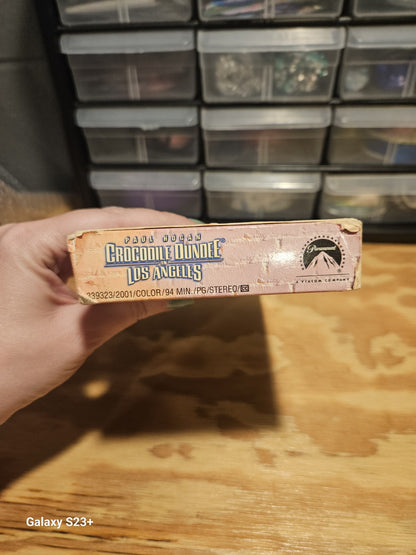 Crocodile Dundee & Crocodile Dundee in Los Angeles VHS Set Paul Hogan, Paramount