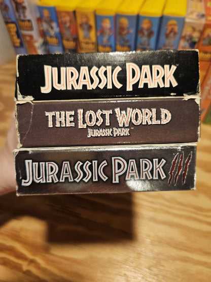 Jurassic Park VHS Set, MCA Universal, Spielberg, Action, Dinosaur, Neill, Dern