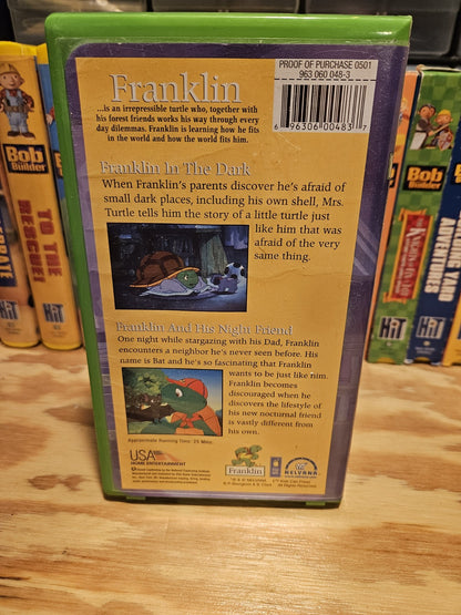 Franklin in the Dark / Night Friend VHS, Nelvana, Kids Can Press, USA Home