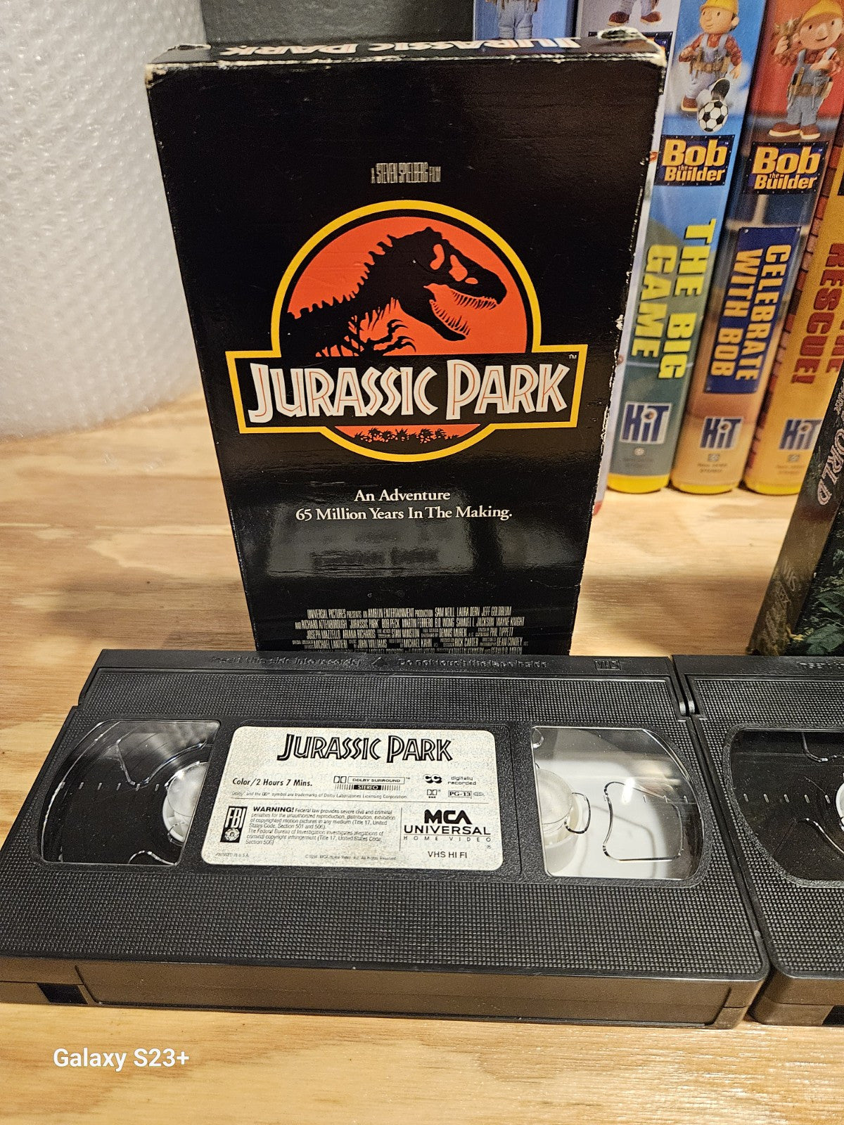 Jurassic Park VHS Set, MCA Universal, Spielberg, Action, Dinosaur, Neill, Dern