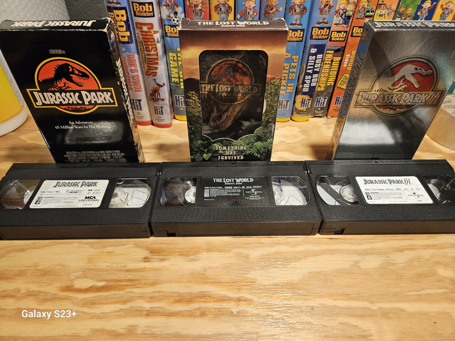 Jurassic Park VHS Set, MCA Universal, Spielberg, Action, Dinosaur, Neill, Dern