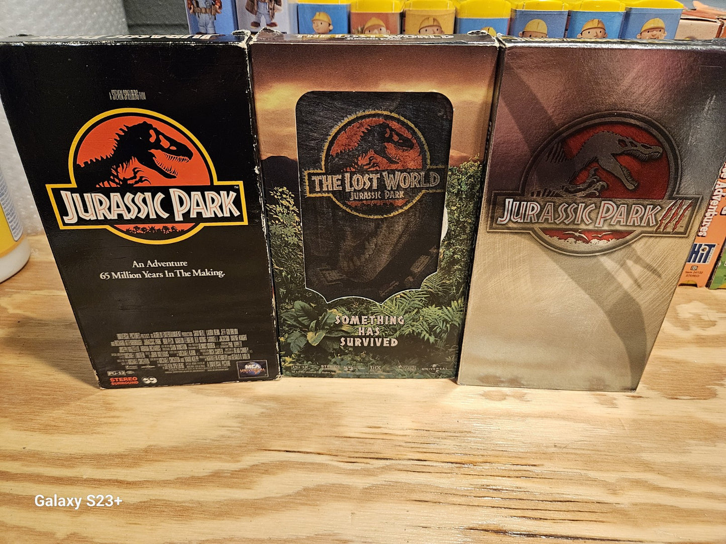 Jurassic Park VHS Set, MCA Universal, Spielberg, Action, Dinosaur, Neill, Dern