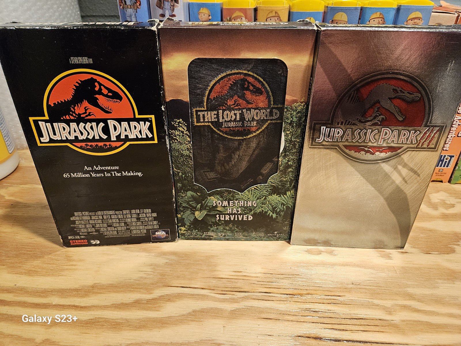 Jurassic Park VHS Set, MCA Universal, Spielberg, Action, Dinosaur, Neill, Dern