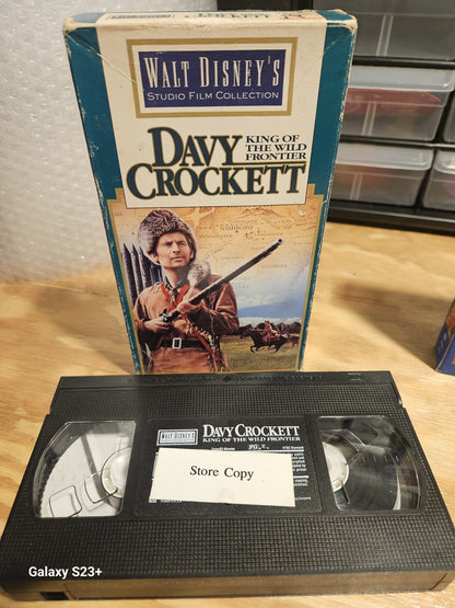 Walt Disney's Studio Film Collection VHS Lot Castaways, Davy Crockett, Leagues 