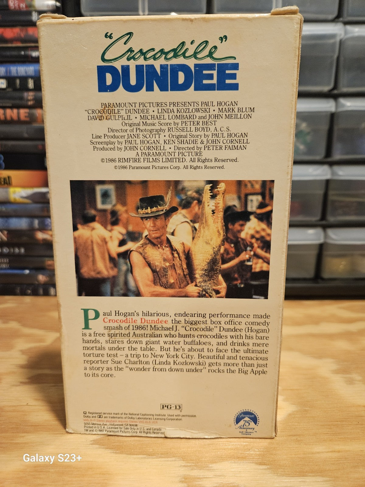 Crocodile Dundee & Crocodile Dundee in Los Angeles VHS Set Paul Hogan, Paramount
