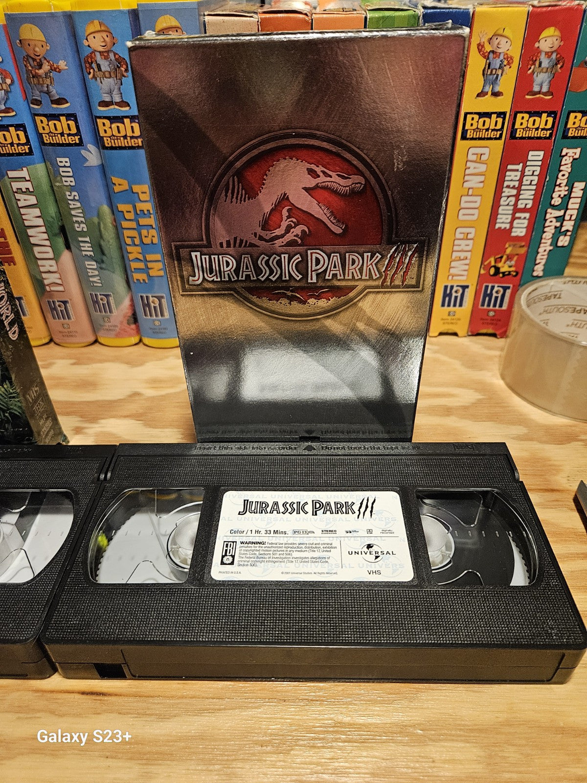Jurassic Park VHS Set, MCA Universal, Spielberg, Action, Dinosaur, Neill, Dern