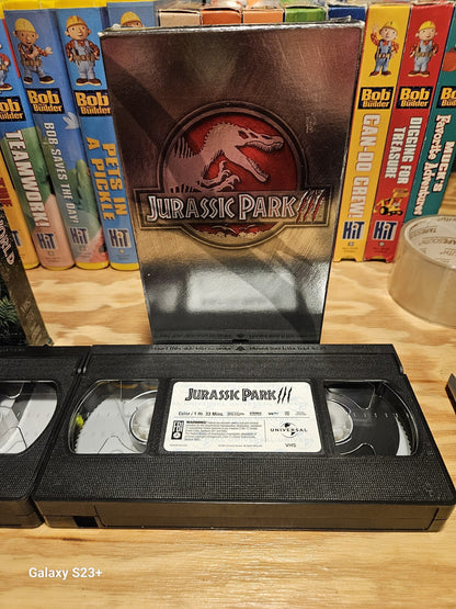 Jurassic Park VHS Set, MCA Universal, Spielberg, Action, Dinosaur, Neill, Dern