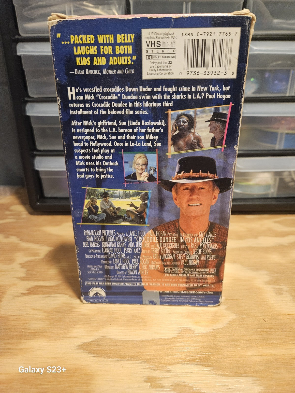 Crocodile Dundee & Crocodile Dundee in Los Angeles VHS Set Paul Hogan, Paramount